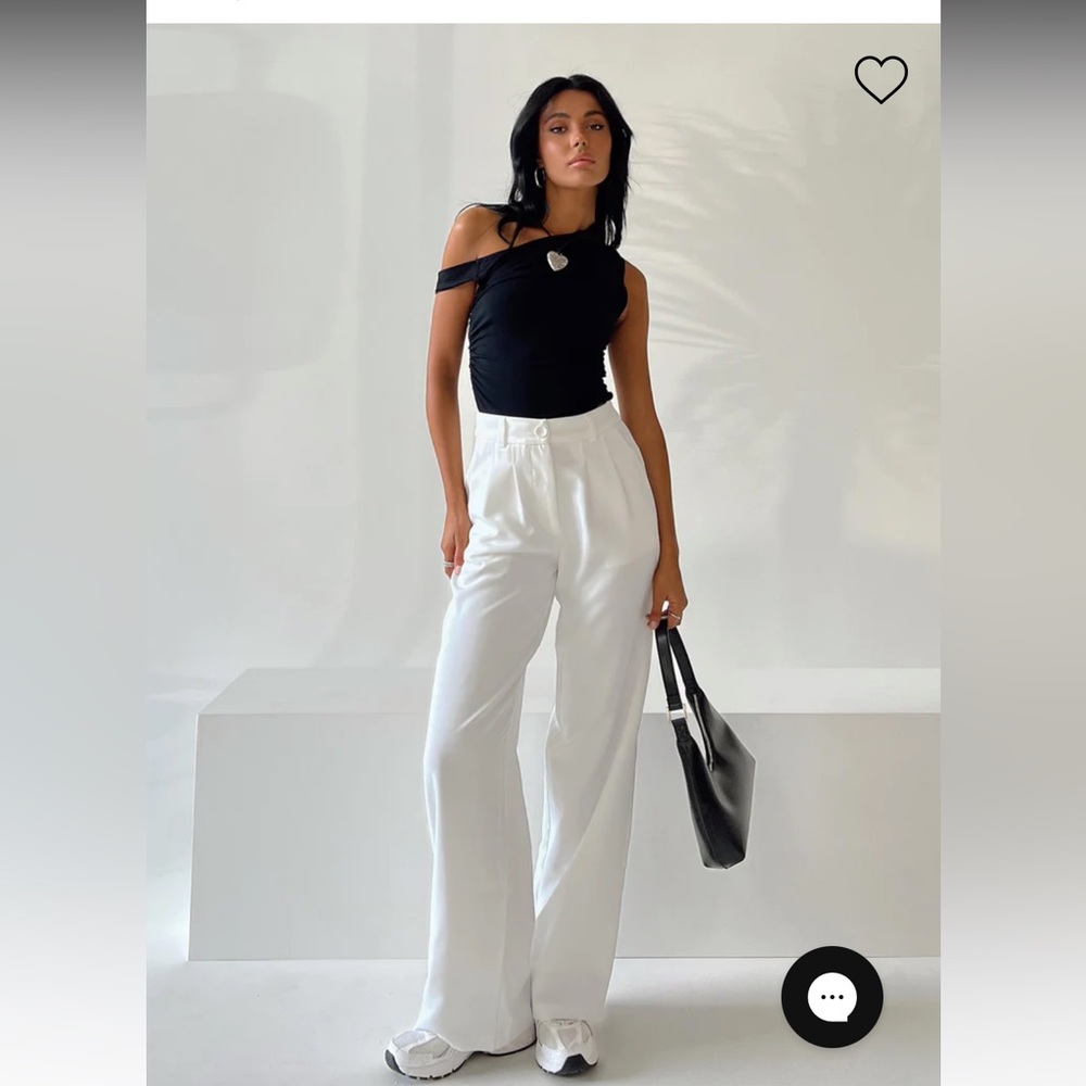 White Princess Polly Archer Pants US size 4. Brand new condition.